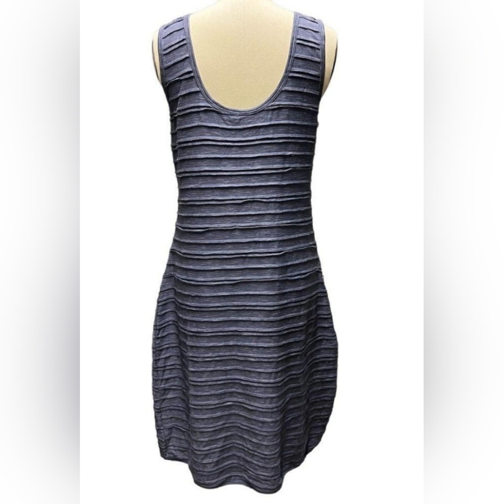 TOAD & CO. Summer Tank Top Dress Soft Comfy Organic Cotton Contour Pockets LARGE